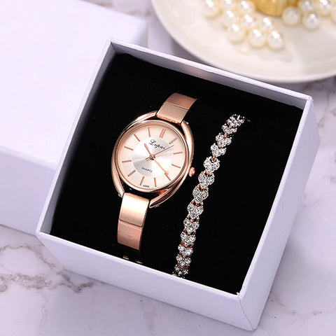 Gold Quartz Watch