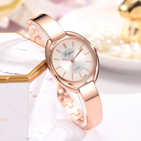 Gold Quartz Watch
