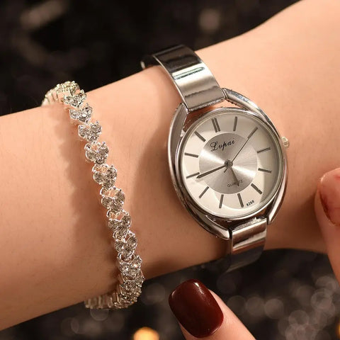 Gold Quartz Watch