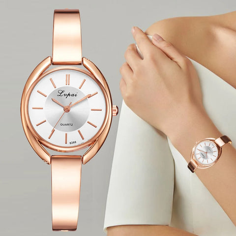 Gold Quartz Watch