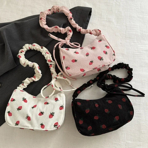 Cute Strawberry Shoulder Bags