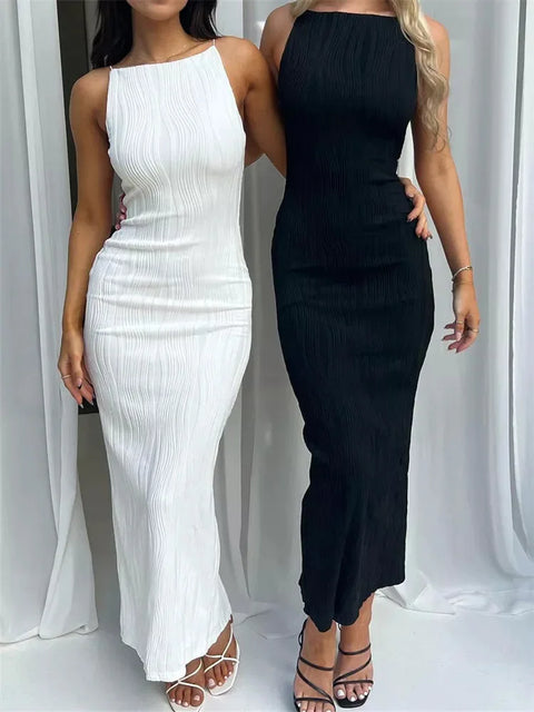 Women's Long Ruched Dress