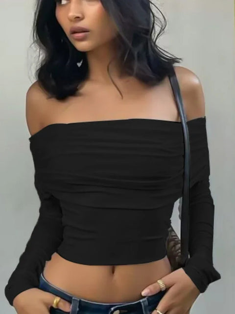 Long Sleeve Slim Tops