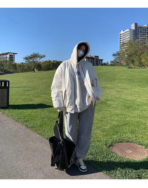 Letter Print Hoodies