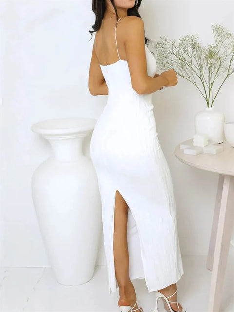 Women's Long Ruched Dress