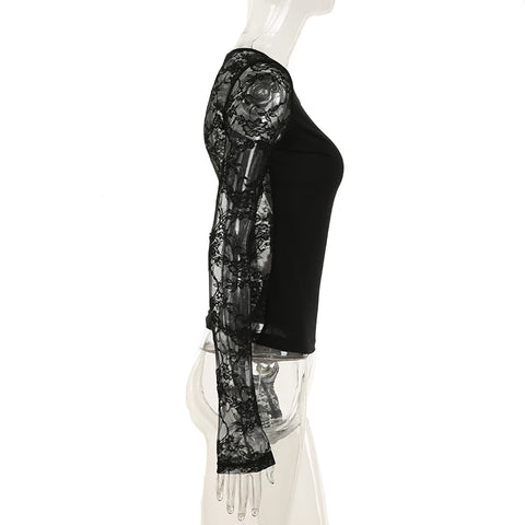 SUCHCUTE Black Gothic T-shirt