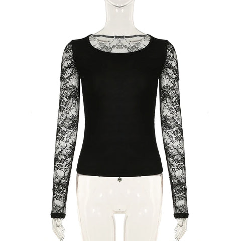 SUCHCUTE Black Gothic T-shirt