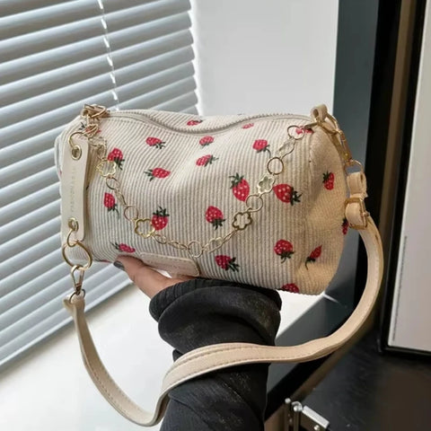 Cute Strawberry Shoulder Bags