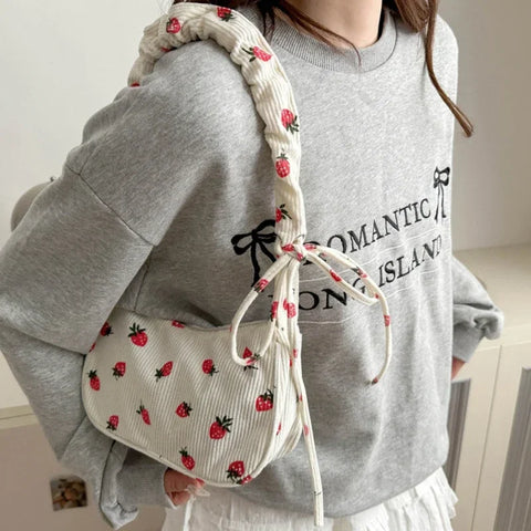 Cute Strawberry Shoulder Bags