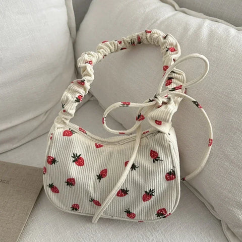 Cute Strawberry Shoulder Bags