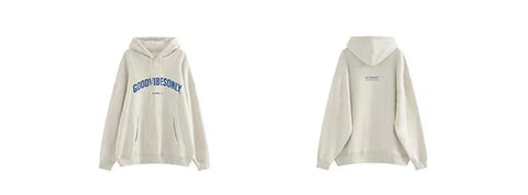 Letter Print Hoodies
