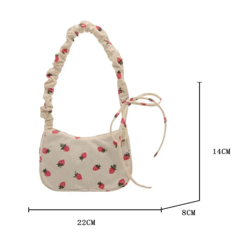 Cute Strawberry Shoulder Bags