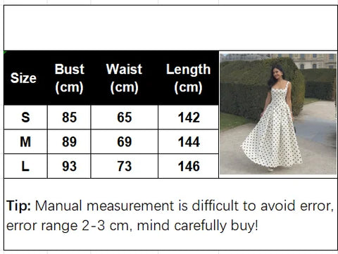 2025 Polka Dot Maxi Dresses