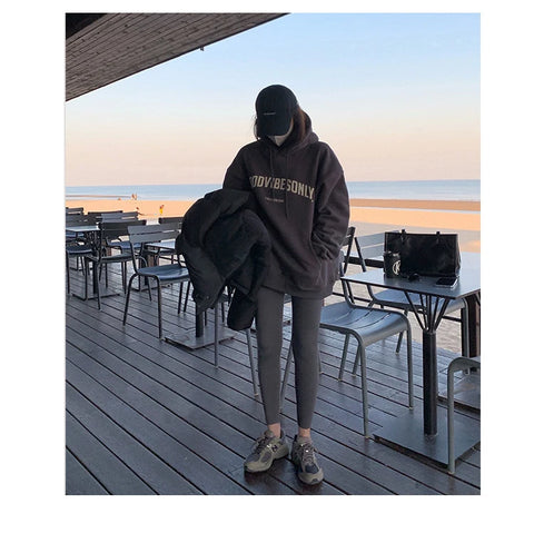 Letter Print Hoodies