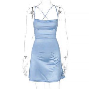 Ribbon Mini Dress