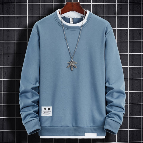 Solid Casual Pullover