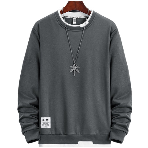Solid Casual Pullover