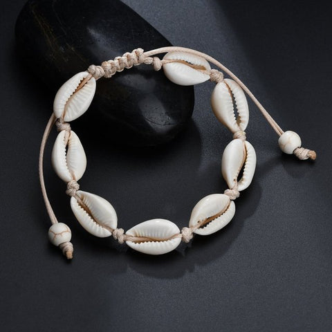 Natural Shell Anklets