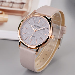 Leather Quartz Watch