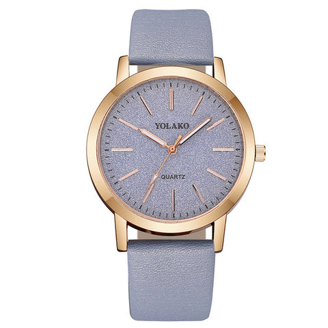 Leather Quartz Watch