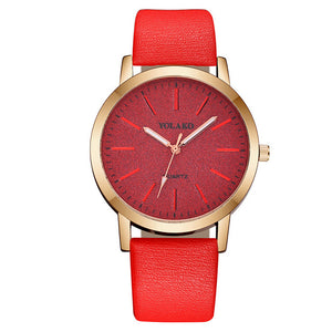 Leather Quartz Watch