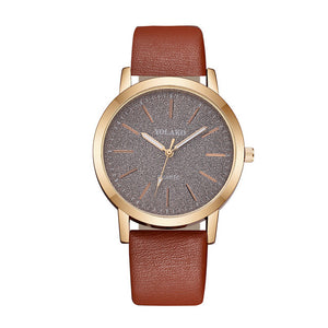 Leather Quartz Watch
