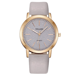Leather Quartz Watch