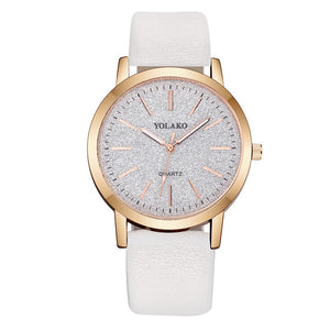Leather Quartz Watch