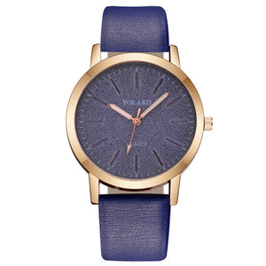 Leather Quartz Watch