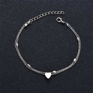 Pearl Heart Infinity Ankle