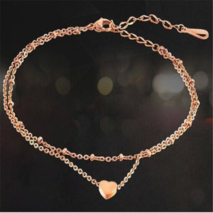 Pearl Heart Infinity Ankle