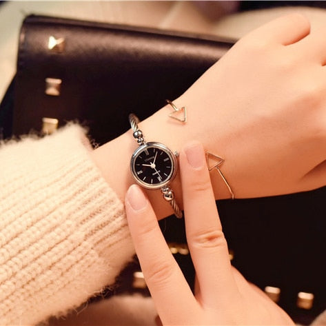Gold Bangle Watch