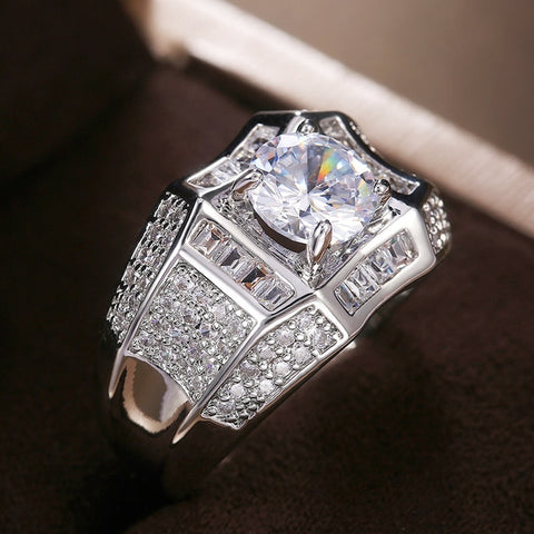Cubic Zircon Ring