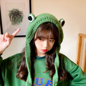 Winter Knitted Hat Cap Set