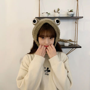 Winter Knitted Hat Cap Set