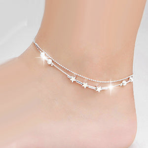 Stars Anklet Double Layer