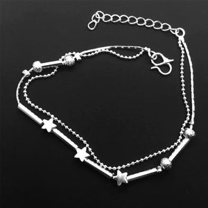 Stars Anklet Double Layer