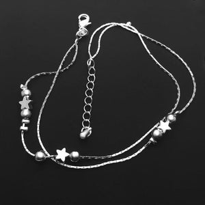Stars Anklet Double Layer