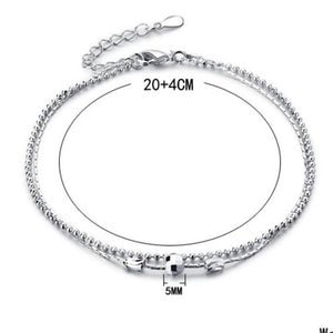 Stars Anklet Double Layer