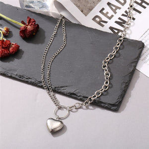 Multi-layer Coin Chain Choker Necklace