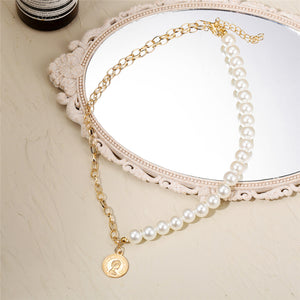 Multi-layer Coin Chain Choker Necklace