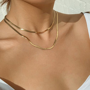 Multi-layer Coin Chain Choker Necklace