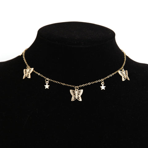 Multilaye Butterfly Necklace