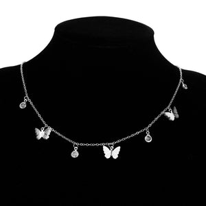 Multilaye Butterfly Necklace