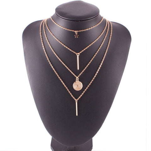 Multilaye Butterfly Necklace