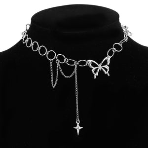 Multilaye Butterfly Necklace