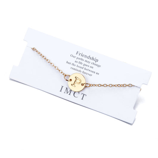 Charm Letter Bracelet
