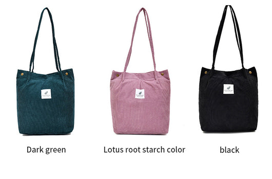 Bags Corduroy Shoulder Bag