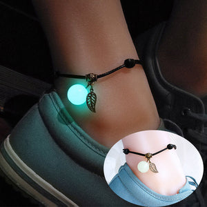 JUYA Simple Luminous Bead Anklets