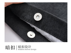 Women Corduroy Shopping Bag Female Canvas Cloth Shoulder Bag Environmental Storage Handbag Reusable Foldable Eco Grocery Totes